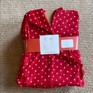 Adonna Red Polka Dot Pajama Set